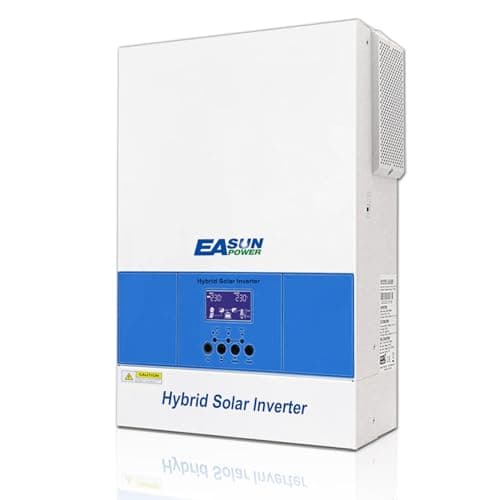 POWLAND 6,2KW Inverter solare ibrido, funziona senza batteria, indipendente da rete Inverter onda sinusoidale pura, Uscita 230V, PV 60-500Vdc, per batterie da 48V, funzione parallela, con Modulo WiFi