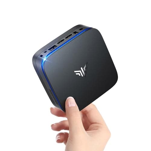 NiPoGi Mini PC 8GB DDR4 + 256GB M.2 SSD, Mini Computer, AK1Plus 12th Ιntel Alder Lake-Ν95 (fino a 3.4GHz, 4C/4T), Gigabit Ethernet, 4K UHD, Dual Wi-Fi, BT 4.2 Office Desktop PC