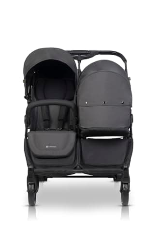 Passeggino doppio per diverse età: 2 passeggini + 1 navicella + accessori. Carrello gemellare BBtwin