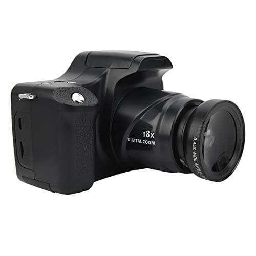 Fotocamera digitale, zoom digitale 18X CMOS 5MP 3In LCD HD Screen Video Camera 32GB Flash integrato USB Ricarica Lunga focale Fotocamera Reflex digitale 1500Mah (obiettivo grandangolare)