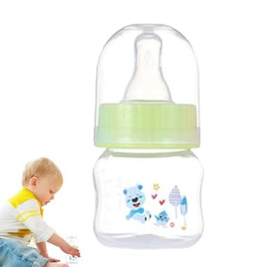QARIDO Biberon per,Biberon per,Biberon Piccoli per Latte materno - Biberon da 50 ml con capezzolo Simile al Seno, biberon per Neonato, per L'Allattamento al Seno
