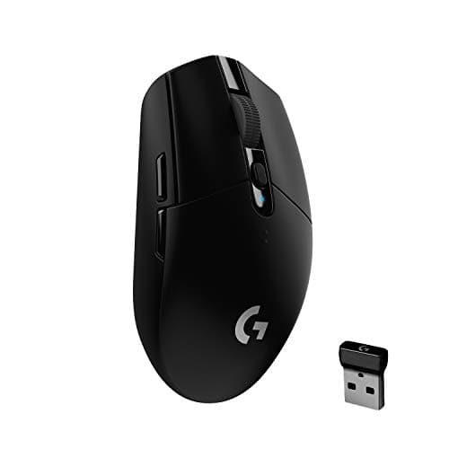 Logitech G G305 LIGHTSPEED Mouse Gaming Wireless, Sensore 12K HERO, 12.000 DPI, Design Leggero, 6 Pulsanti Programmabili, Batteria 250 Ore, Memoria Integrata, PC/Laptop - Nero