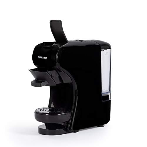 CREATE / POTTS/Macchina per caffé Espresso multicapsule Nero/Di piccole dimensioni, leggera e compatta, Programmabile