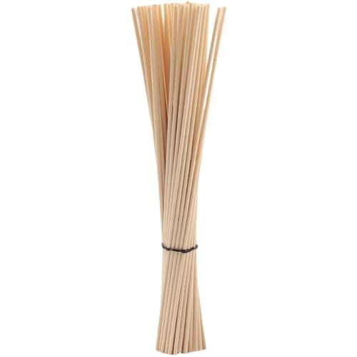 50 Pezzi Bastoncini Profumatori Fibra,Bastoncini Diffusore, Bastoncini Reed Diffusore, Bastoncini Fibra per Diffusore, per Spa Camera,casa,Ufficio(Naturale, Nero)