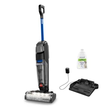 Bissell CrossWave OmniFind, Aspirapolvere Senza Fili, Aspira e Lava Insieme, Lavapavimenti Potente, Con luci LED FurFinder per Rilevare Sporco e Peli di Animali, 185m² Pulizia per Più Superfic, 4006N