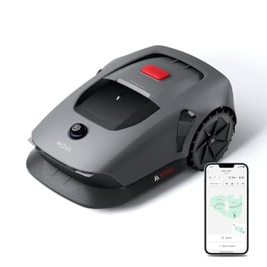 MOVA 600, Dreame Robot tosaerba configurazione senza fili, mappatura 3D-LiDAR fino a 600 m², superamento ostacoli intelligente, controllo via app, taglio a U, silenzioso, allarmi di sicurezza