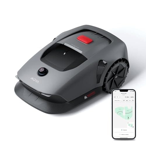 MOVA 600, Dreame Robot tosaerba configurazione senza fili, mappatura 3D-LiDAR fino a 600 m², superamento ostacoli intelligente, controllo via app, taglio a U, silenzioso, allarmi di sicurezza