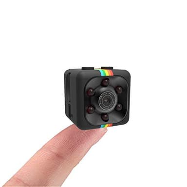 Sansnail Mini telecamera SQ11 interna HD, visione notturna e risoluzione 1080P esterna Telecamera (colore nero)