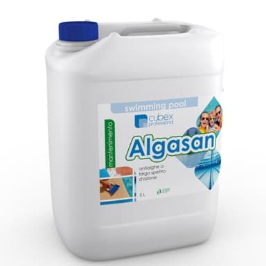 cubex professional Antialghe kg 5 - antialga igienizzante schiarente azzurrante Non schiumogeno per Pulizia Acqua Piscina e Spa