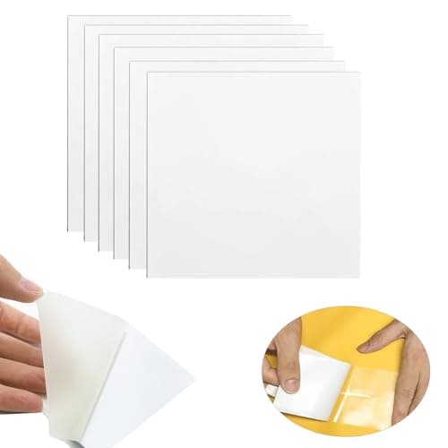 KAIHENG Kit di Riparazione per Piscine gonfiabili, autoadesive, Impermeabili, in TPU, 3.46 * 3.46inch, 6 Pezzi, Toppe di Riparazione in Vinile Trasparente per Piscina Gonfiabile, Anello da Nuoto