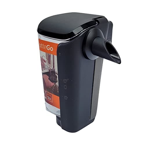 Philips Contenitore per latte (versione C) per macchina da caffè LatteGo, nero, argento, trasparente