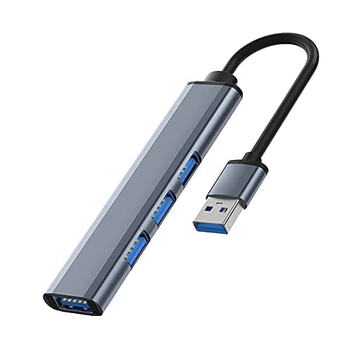 Hub USB Adattatore multipla porta USB 4 in 1 Con 1 porta USB 3.0 e 3 porte USB 2.0 per computer portatili Macbook Pro Windows e altri dispositivi con porte USB.