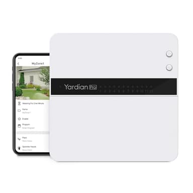 Aeon Matrix Yardian Pro Smart Sprinkler Controller 12 Zone - Pulsanti di controllo, Spina EU, compatibile con Apple HomeKit, Alexa, Google Assistant e Home Assistant, Wi-Fi potenziato, RJ45