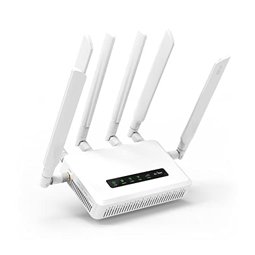 GL.iNet GL-X3000 (Spitz AX) 5G NR AX3000 Cellular Gateway Router, Wi-Fi 6, Multi-WAN, Detachable Antennas, Dual-SIM, OpenVPN & WireGuard Client/Server, OpenWrt, MU-MIMO, Secure RV Internet