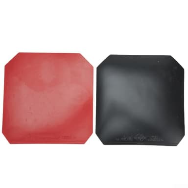 Fast Attack - Gomma per ping pong, spugna dura, velocità e rotazione eccellenti, colore: nero
