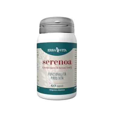 ERBA VITA Integratore Alimentare di Serenoa, 60 Capsule, per Salute della prostata