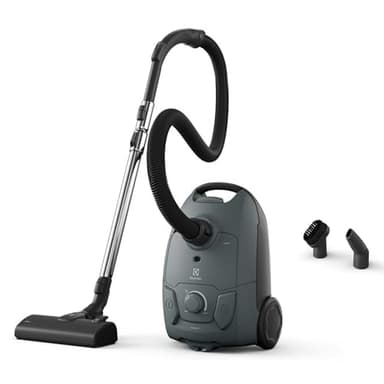 Electrolux EB51C1OG Aspirapolvere con Sacco, 500 Bagged Cleaner, Elevata filtrazione, Aspirapolvere Potente 650W, 3L Capacità Sacchetto, Aspirapolvere a traino, 78 dB, Verde Oceano
