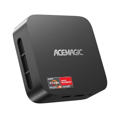 K1 Mini PC, AMD Ryzen 5 7430U (6C/12T, Fino a 4.3 GHz), Mini Computer Desktop 16GB DDR4 RAM 512GB M.2 2280 SSD,AMD Radeon™ Graphics 1800MHz, BT 5.2/WIFI 6/Type-C/per Ufficio, Studio,Business