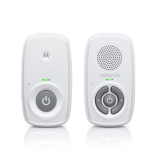Motorola Nursery AM21 Baby Monitor Audio Digitale Con Tecnologia Per Il Monitoraggio Audio, Bianco