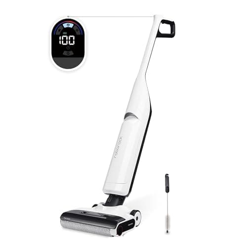 roborock Flexi Lite Aspirapolvere Senza Fili Intelligente, Lavapavimenti Secco e Umido, 17.000 Pa, Pulizia Lungo i Bordi, 40min Autonomia, DirTect™, Schermo Intelligente, Ottimo per Peli di Animali