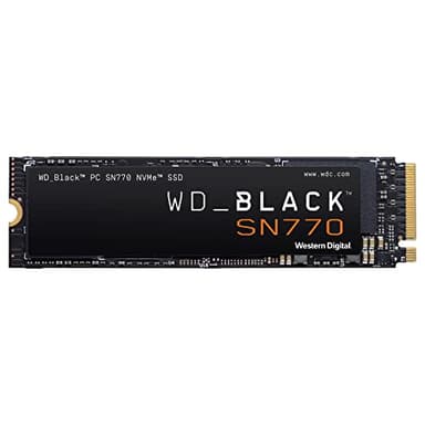 WD_BLACK SN700 1TB SSD Interno, M.2 2280 NVMe SSD con velocità fino a 5150 MB/s, 4850 MBs in scrittura, alte prestazioni per gaming, con PCIe Gen 4.0, SSD Gaming, Nero