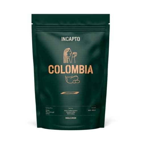 Incapto Caffè in Grani di Specialità | Monorigine Colombia | 100% Arabica | Specialty Coffee 84 punti SCA | Tostatura Artigianale | Azienda Huila, Cadefihuila | Confezione 1kg