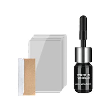 PLGEBR Kit di riparazione del parabrezza Kit di riparazione del vetro incrinato Quick Fix Auto vetro parabrezza ripristino graffi set riparazione chip strumento di crepe