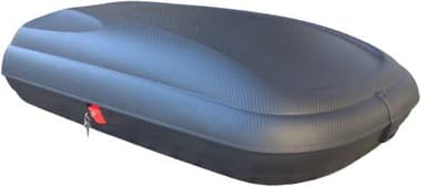 Box Tetto Auto Portatutto Portapacchi Universale 400 Lt Carbon