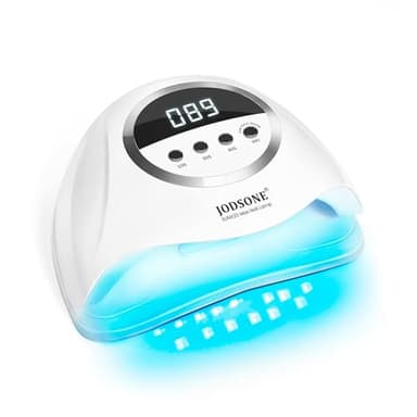 JODSONE 320W Lampada Unghie LED UV, Lampada per Unghie in Gel con 72 perline a doppia sorgente luminosa rossa, luce LED per unghie in gel con sensore automatico e 4 Impostazioni Timer