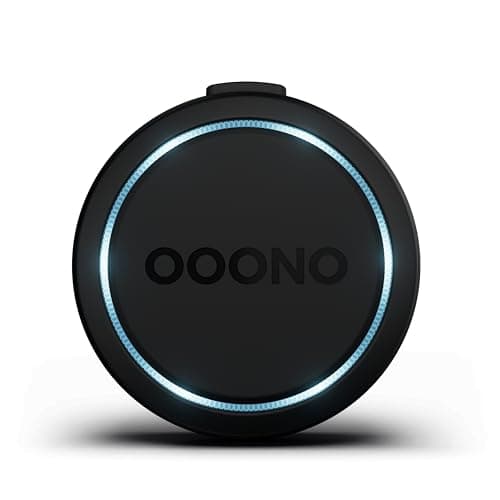 Ooono Co-Driver NO2 modello ottimizzato per auto, alert per autovelox e pericoli, ricaricabile, con indicatore LED, compatibile con Apple CarPlay e Android Auto