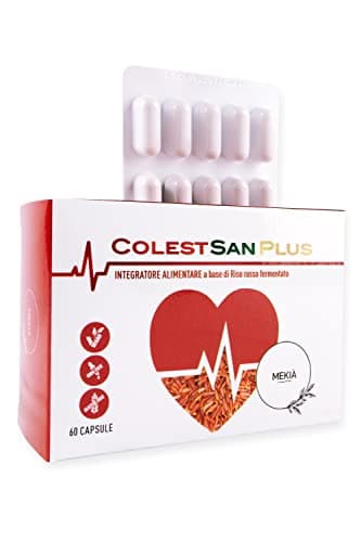 Mekià® RISO ROSSO FERMENTATO + Coenzima Q10 + Acido Folico + Monacoline Melograno. Mantiene sotto Controllo i Trigliceridi - Integratore Colesterolo Testato. Ricco di flavonoidi e ASTAXANTINA