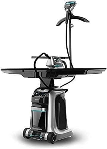 Cecotec Centro di Stiratura Professionale Total Iron 10100 Pro. 2200W, Ferro da stiro a vapore, Centro di stiratura e Ferro da stiro Verticale, 5 Programmi per 5 tessuti, Pressione Vapore 5 bar