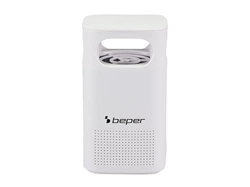 BEPER P206ZAN101 Zanzariera LED con Ventola, silenziosa e Portatile, Senza Uso di Sostanze chimiche, Facile da Pulire, Cavo USB Incluso.