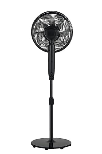 Beko - EFS6700B - Ventilatore a Piantana, 50 W, 3 Velocità, Altezza e Inclinazione Regolabile - Nero, 40,1 x 40 x 134,5 cm