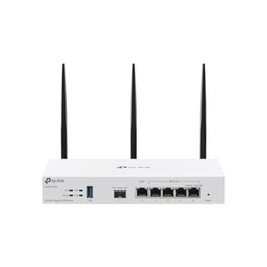 TP-Link Switch VPN Gateway AX3000 WiFi 6, 6 Porte Gigabit con 1SFP, 1USB 3.0 WAN, ZTP, Mesh, OFDMA, Beamforming, MU-MIMO, Gestione Centralizzata Gratuita del Cloud, Festa FR365