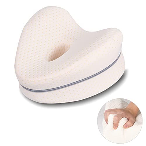 Dioxide Leg Pillow Morbido Cuscino Memory Foam per Gambe Aiuto Posizione Corretta per Dormire Contro Mal di Schiena e Problemi Posturali