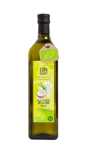 Olio MCT C8 Puro Biologico Spremuto a Freddo - 1LT. Olio di Cocco mct c8 Commestibile Bio e Puro per Keto Paleo o per Uso su Corpo e Capelli. Olio Vegano e Vegetariano.