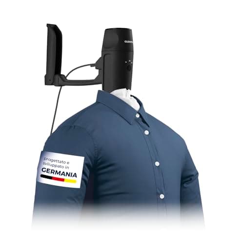CLEANmaxx Stiratura automatica delle camicie PRO | Sostituisce il ferro da stiro, l'asse da stiro e la vaporiera | Dispositivo di stiratura per camicie, camicette e T-shirt | Innovativo ed efficiente
