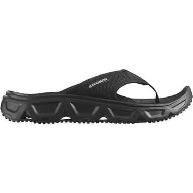 Salomon Reelax Break 6.0 Scarpe da Recovery da Uomo, Falcata ammortizzata, Tenuta senza cuciture, Leggerezza, Black, 42