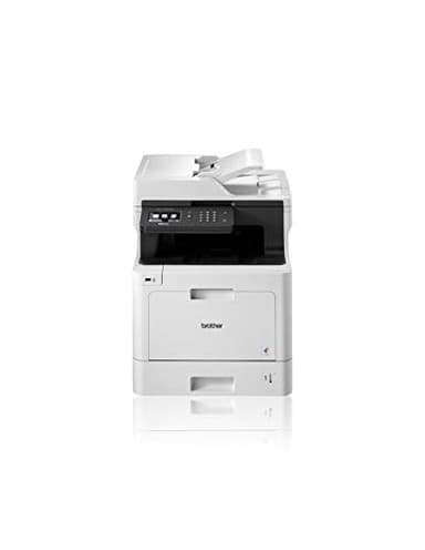 Brother MFC-L8690CDW Stampante Multifunzione Laser a Colori, Velocità di Stampa 31 ppm, Copia, Scansione e Fax Fronte/Retro Automatico, Rete Cablata, Wi-Fi e Wi-Fi Direct