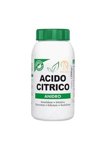 Rocard ® | 1 Kg | Acido Citrico Anidro | Prodotto Multifunzione | Anticalcare, Disincrostante, Decalcificante, Brillantante.