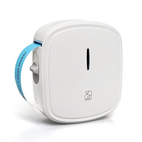 PRT Mini Etichettatrice Portatile, Bluetooth Stampante Termica Etichette for iOS & Android, Stampante per Adesivi a Rilievo Adatto per i Della Cucina di Casa, Bianco