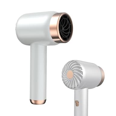 YANGUN Asciugacapelli Senza Fili, Asciugacapelli Da Viaggio, Asciugacapelli ricaricabile, ricaricabile Tramite USB, Essiccatore D'aria Per Portatile Ricaricabile per Domestico Saloni, Case, Artisti
