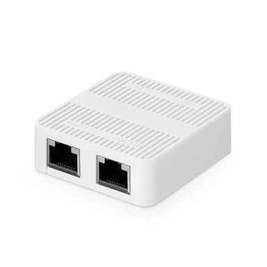 Binardat Splitter di rete da 1 a 2 Gigabit, switch Gigabit Ethernet a 3 porte, alimentatore di tipo C, plug and play mini formato (bianco)
