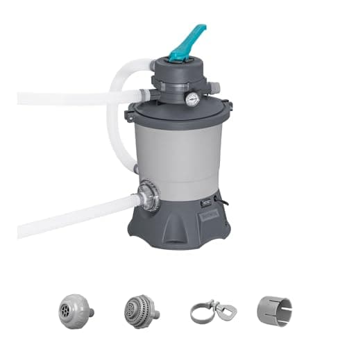 Bestway 58515-7 Pompa di filtraggio a sabbia da 3.596 L, grigio