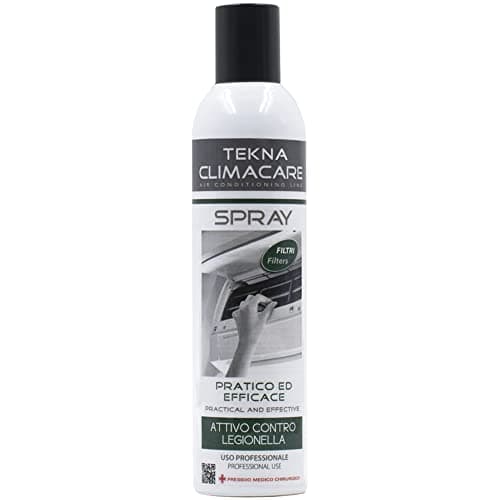 Arnocanali Tekna Germo , Disinfettante Spray Climcare 400 ml, attivo su batteri (compresa la Legionella) e funghi, adatto anche per sistemi di condizionamento dell'aria, con azione deodorante, 36624