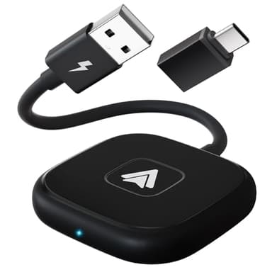 FEINODI Android Auto Wireless, Adattatore Wireless Android Auto A2A, Dongle Android Auto Senza Fili Plug e Play,Connessione Automatica, 5GHZ Trasmissione ad Alta Velocità per Auto 2017-2024
