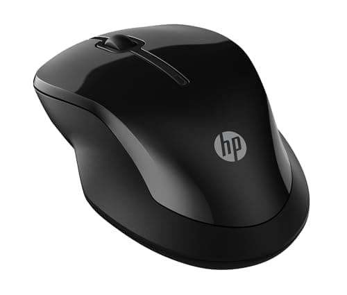 HP 250 Mouse Empire Wireless, Connessione USB-A e Bluetooth 5.0, Tecnologia LED Blu, Risoluzione fino a 1600 DPI, Profilo Sagomato ed Ergonomico, Compatibile con Windows 10, 11 e Chrome OS, Nero