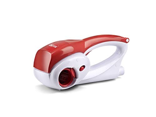 Girmi GT02 Grattugia Ricaricabile, 12W, 2 Rulli INOX, Bianco/Rosso