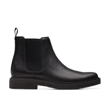 Clarks Clarkdale Facile, Stivali Chelsea Uomo, Pelle Nera, 44 EU